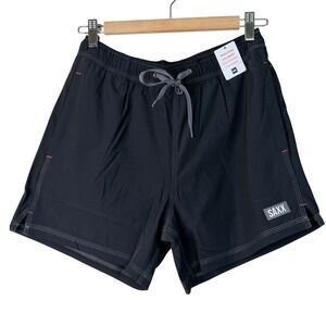 SAXX Mens‎ Black Oh Buoy 2N1 Swim Shorts Liner Size S